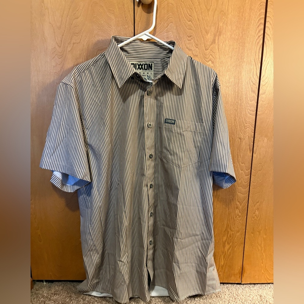 Dixxon Flannel Co. The Benny Triple Stripe Large Mens Party Shirt